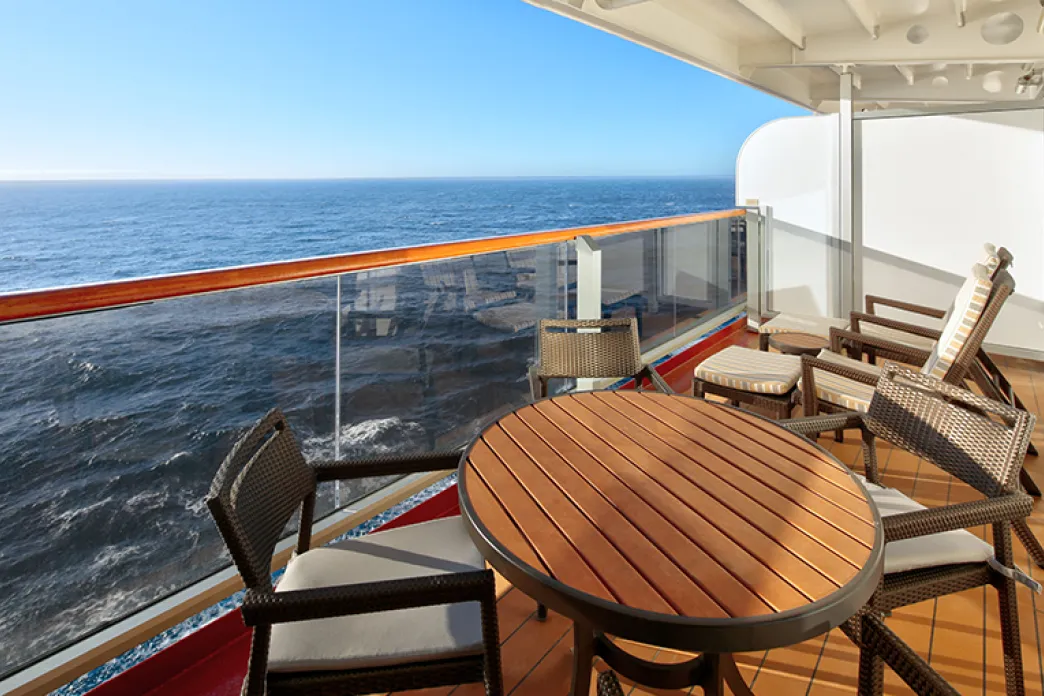 Holland America Line Noordam - Neptune Suite deck