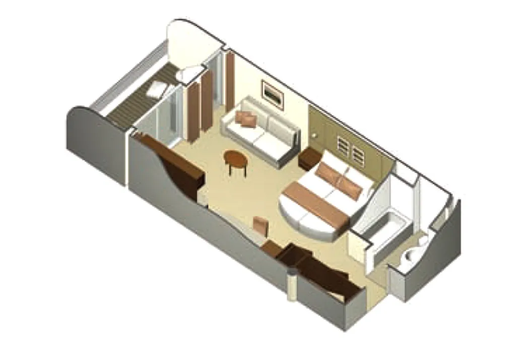 Celebrity Solstice - Aqua Sky Suite floor plan